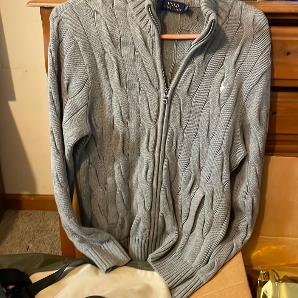 Men’s Polo zip sweater